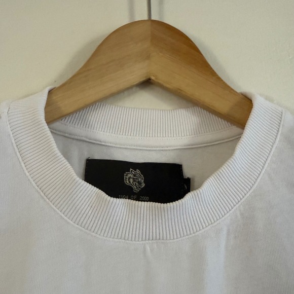 Darc Sport Wolves Club Shirt Mens White Short Sleeve Bodybuilding Club Medium - Picture 9 of 10